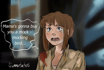 "Cabin/Wilderness Horror" by summertaters