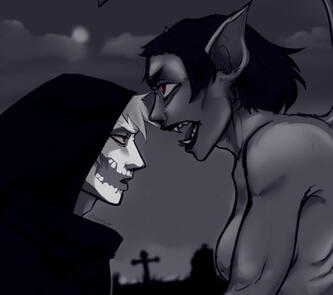 "Cemetery" by kermelyon